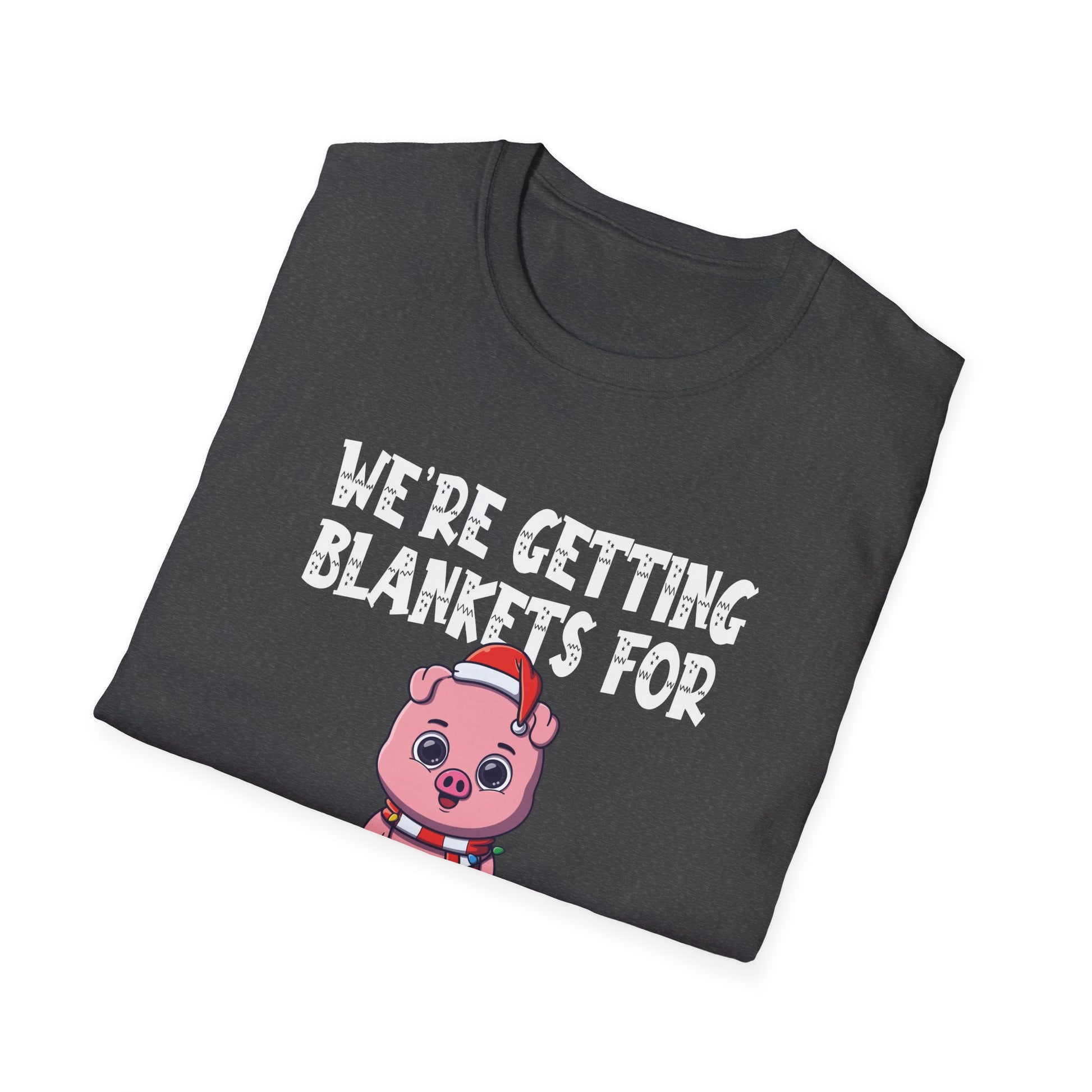 Funny Festive Pigs in Blankets Christmas Unisex T-Shirt