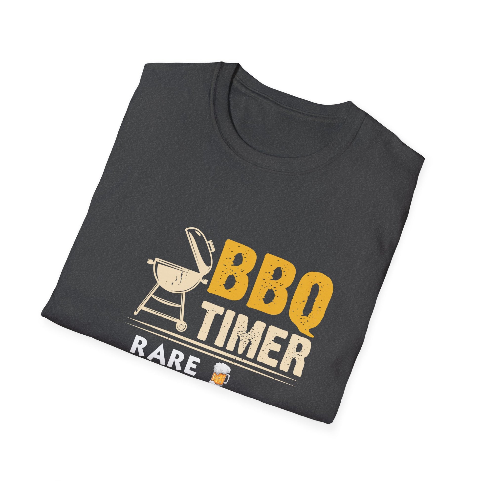 BBQ Timer T-Shirt — Funny Grilling Beer Icons Tee