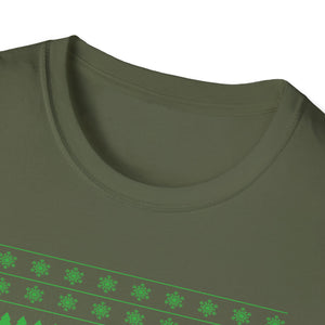 T-Rex Christmas Ugly Christmas Dinosaur Unisex Softstyle T-Shirt