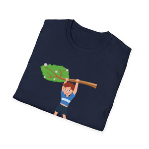 That Log Had a Child! T-Shirt — Funny Strongman Lumberjack Fitness Tee