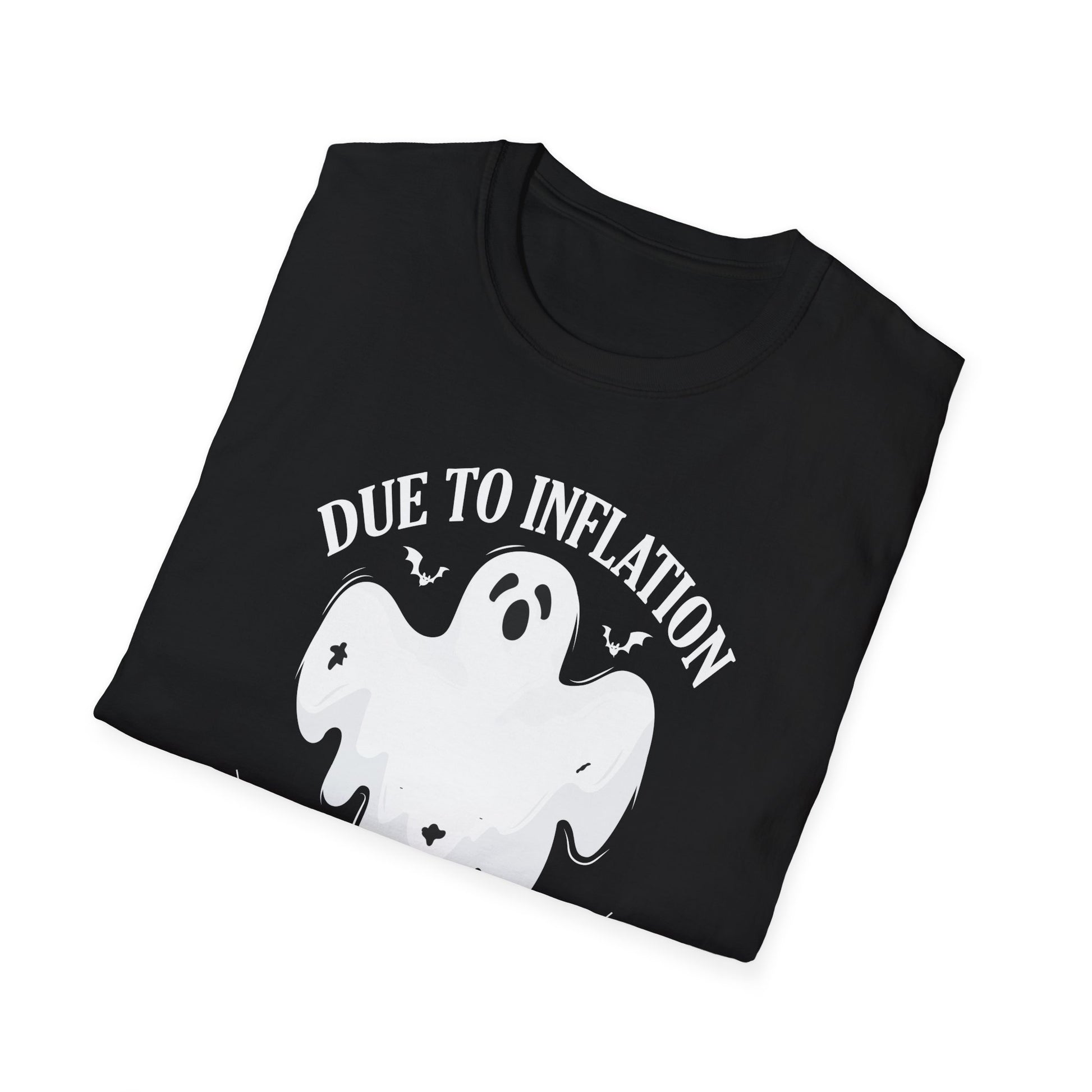 Due To Inflation This Is My Halloween Costume Cute Halloween TeeUnisex Softstyle T-Shirt
