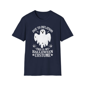 Due To Inflation This Is My Halloween Costume Cute Halloween TeeUnisex Softstyle T-Shirt