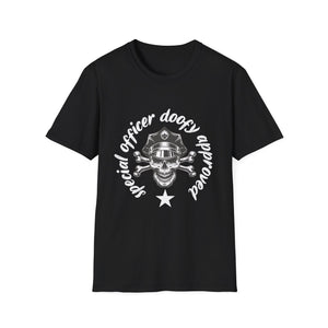 Funny Halloween Pickleball Costume Peace Love Halloween Unisex Softstyle T-Shirt