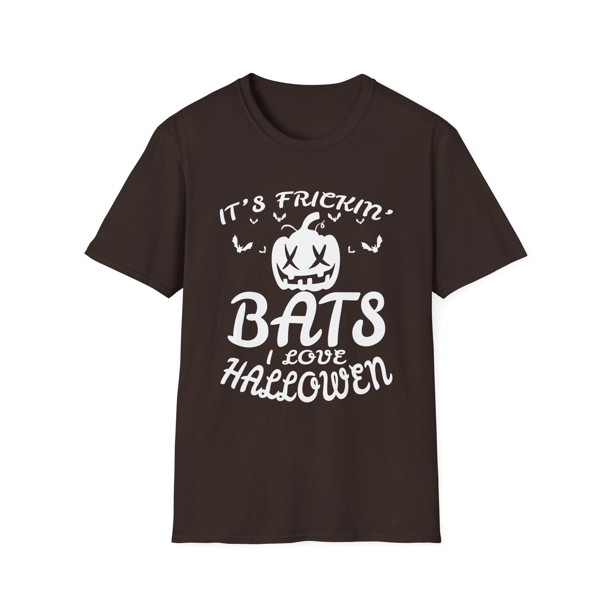Halloween Bat T‑Shirt — "It's Frickin' Bats I Love Halloween" Graphic Tee