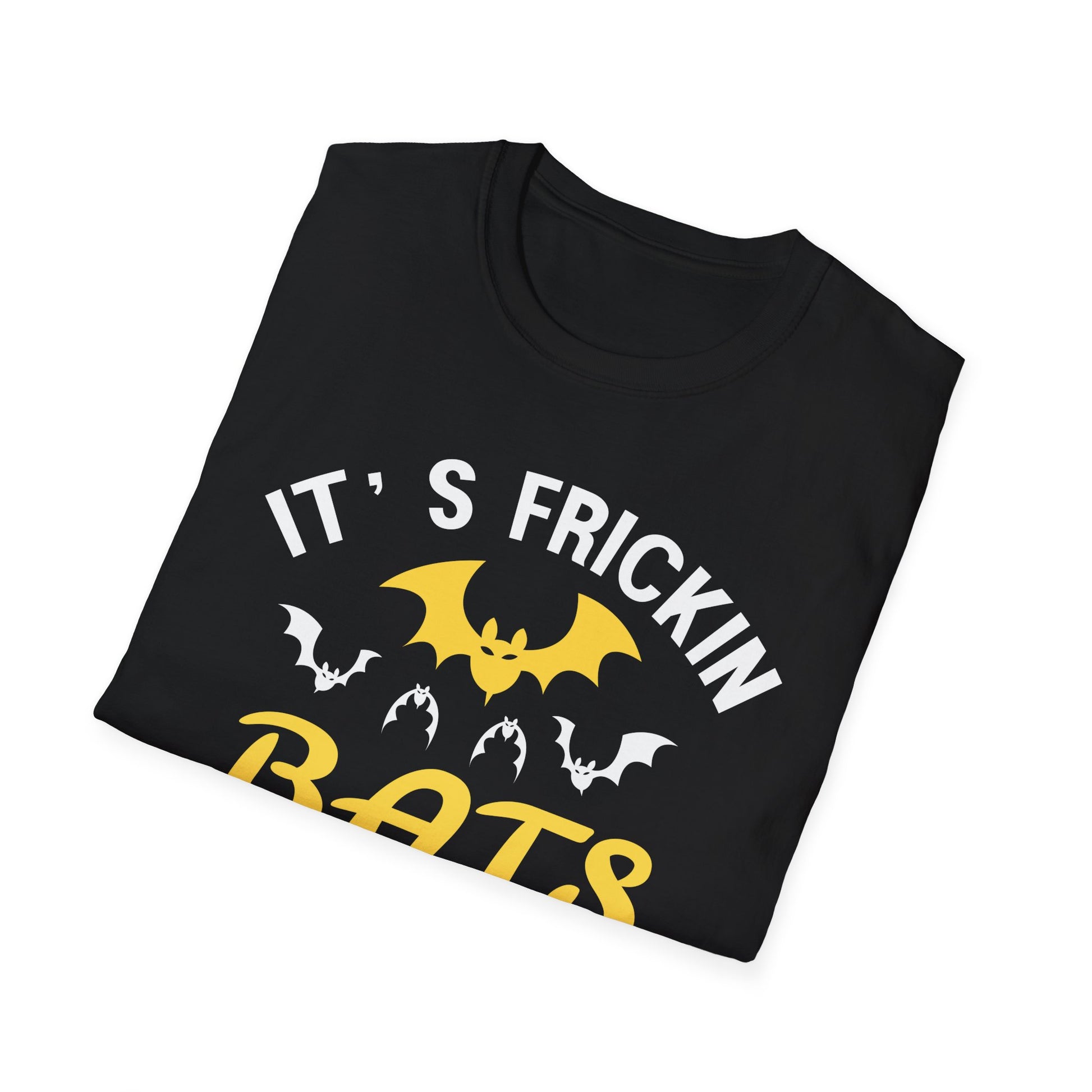 Halloween Bat T-Shirt — "It's Frickin Bats I Love Halloween" Graphic Tee