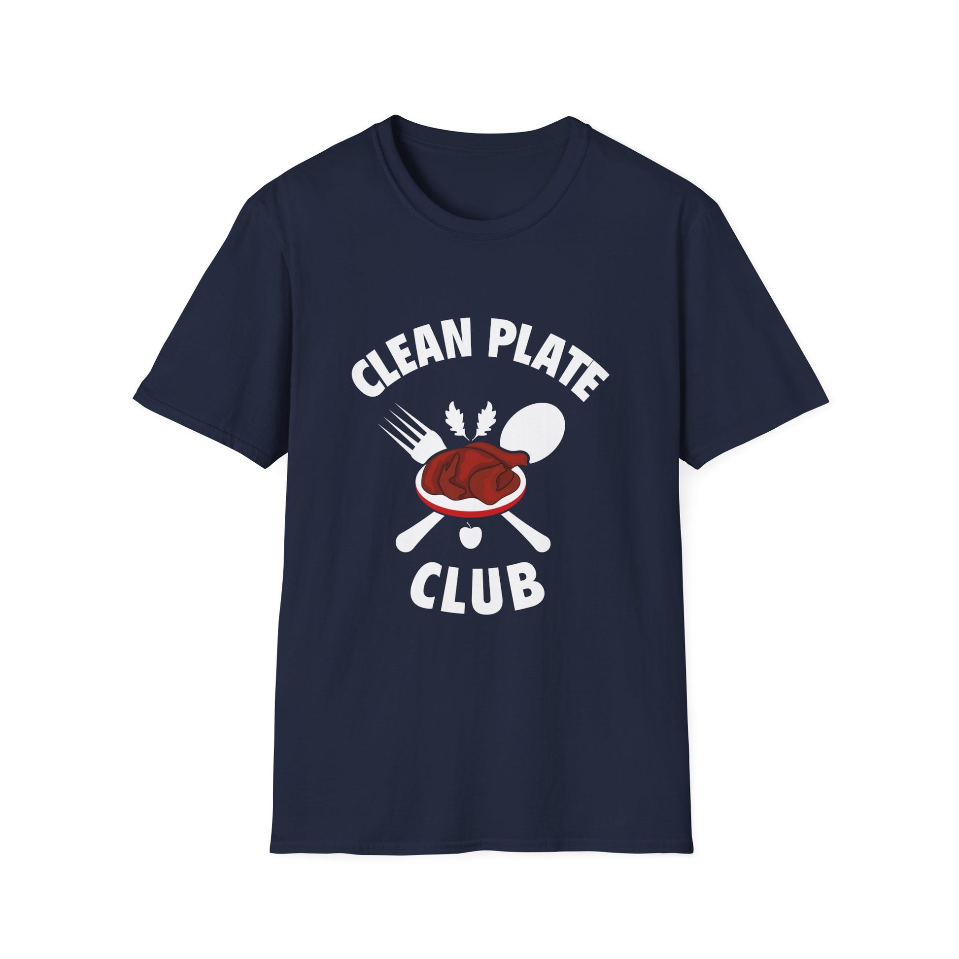 Clean Plate Club T-Shirt — Funny Eating & Foodie Tee  Unisex T-Shirt