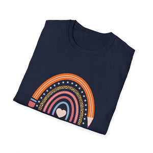 Rock the Test T-Shirt – Rainbow Teacher Appreciation / Test Day Motivational Tee