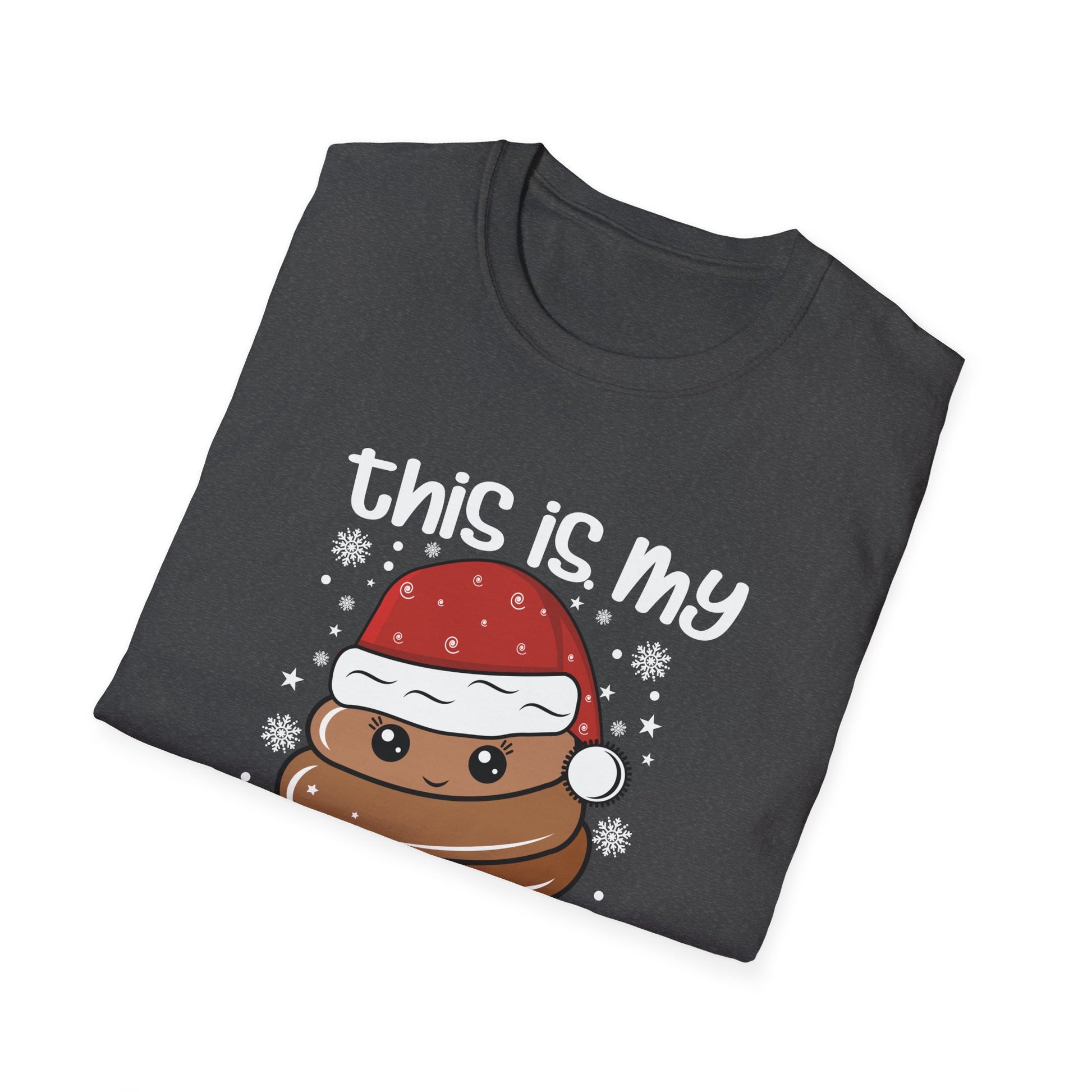 Christmas Pajama Shirt T-Shirt — "This Is My Christmas Poojama Shirt (I Mean Pajama Shirt)" Holiday Tee