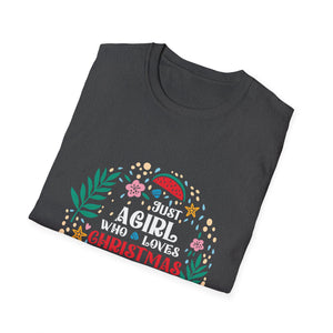 Christmas In July Shirt Girls Funny Summer Beach Vacation Unisex T-Shirt