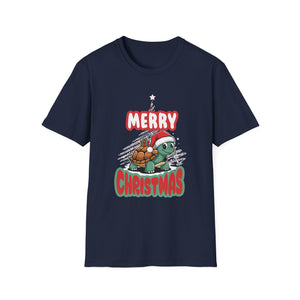 Xmas Turtle Christmas Tree Funny Christmas Merry Christmas Unisex T-Shirt