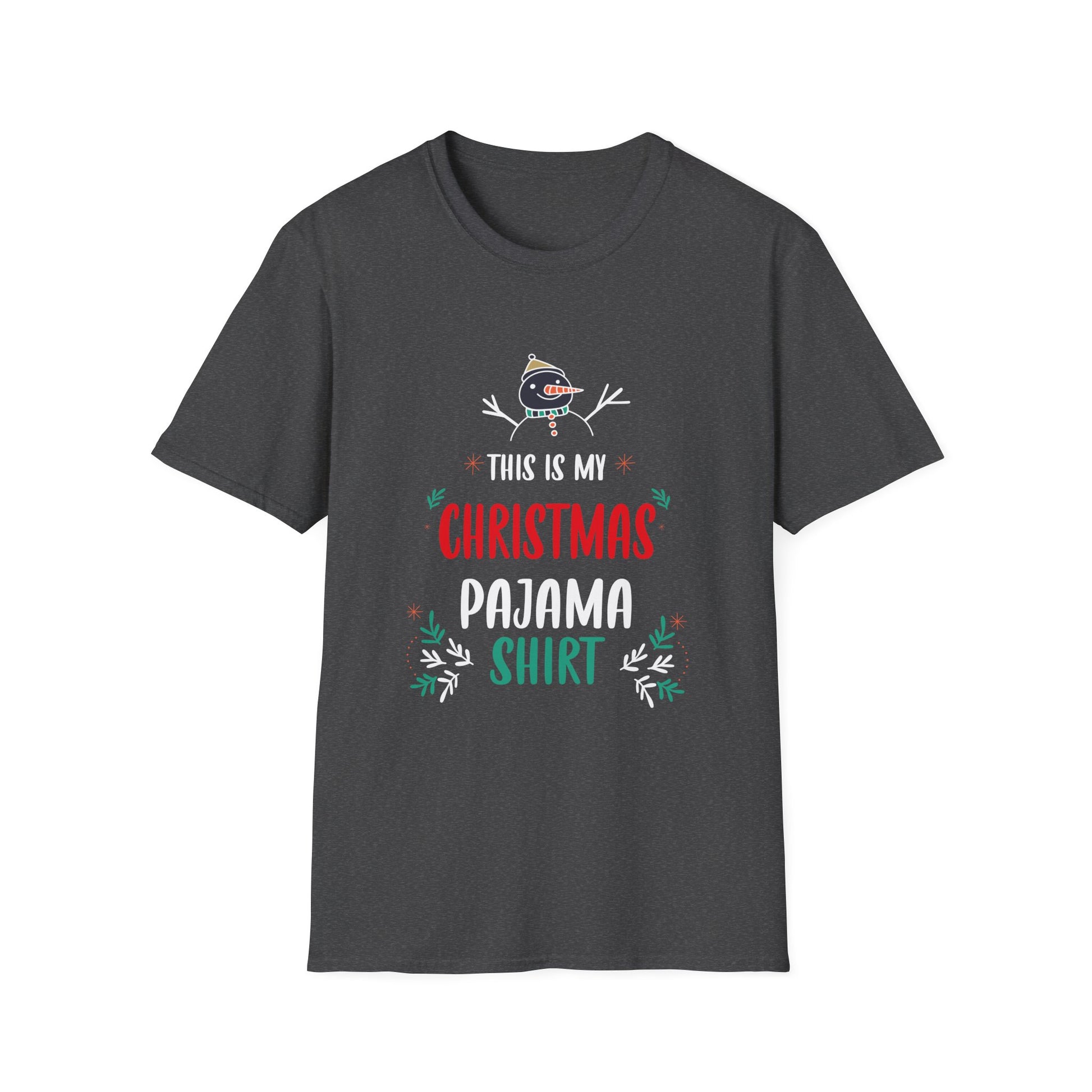 Christmas Pajama T-Shirt — "This Is My Christmas Pajama Shirt" Holiday Tee