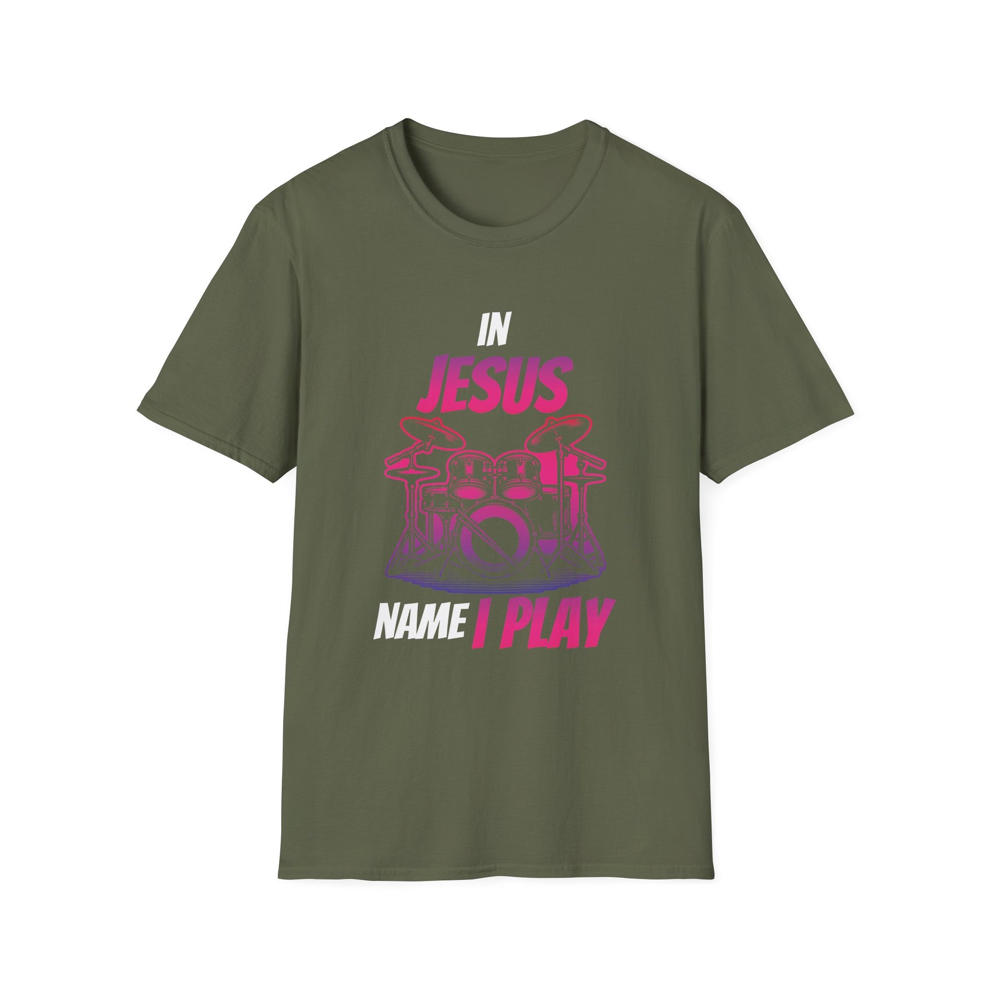BoredKoalas Jesus Name I Play Drums Unisex T-Shirt