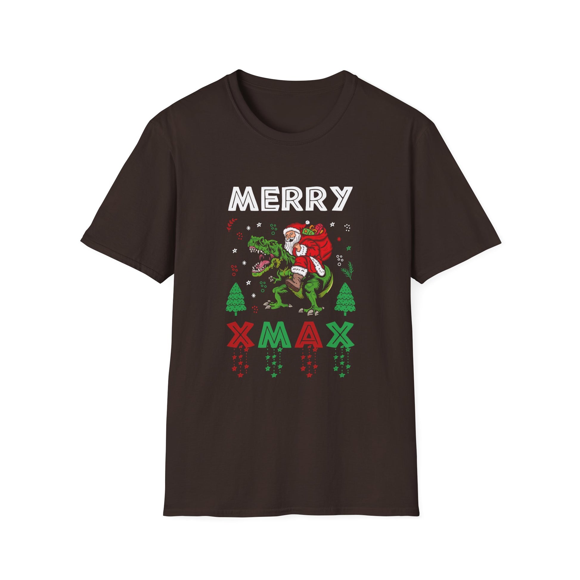 Christmas Dinosaur Xmas Christmas Ugly Christmas Elf p Unisex T-Shirt