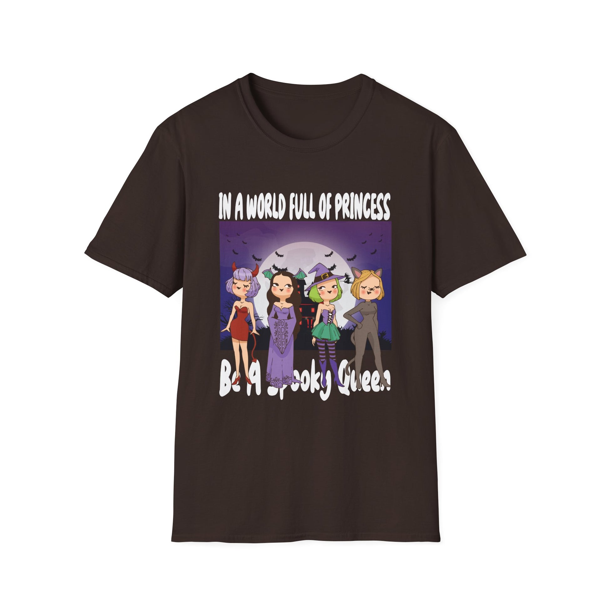 Spooky Queen T-Shirt — "In a World Full of Princess, Be a Spooky Queen" Halloween Tee