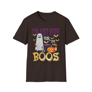 Just Here For The Boos Halloween Costume Funny Halloween TeeUnisex Softstyle T-Shirt