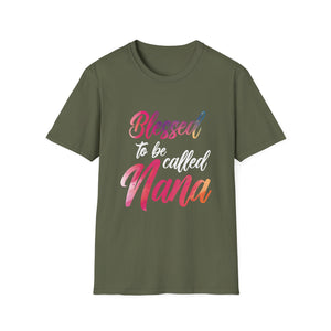 Blessed To Be Nana Women Grandma Mother s Day Christmas UnisexT-Shirt