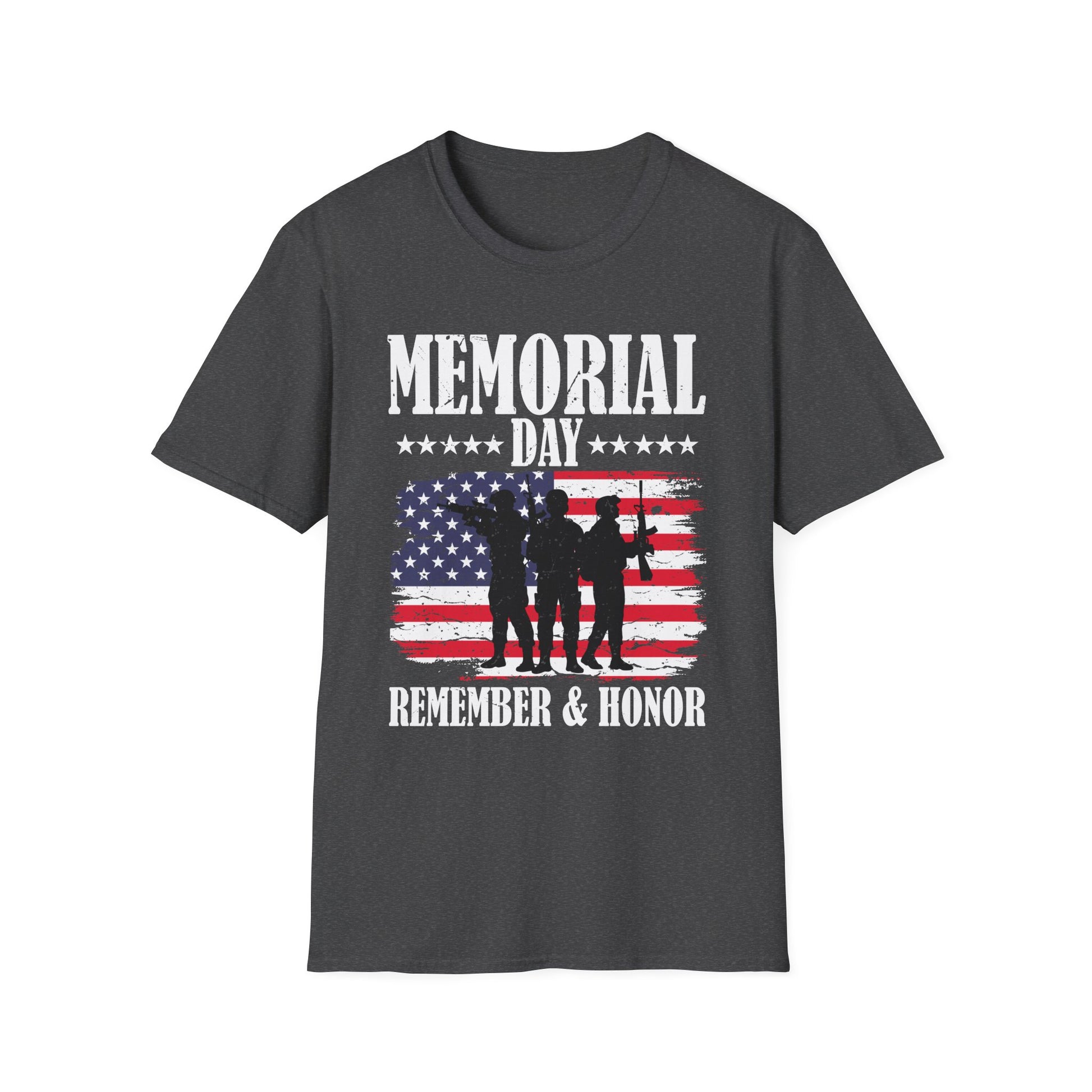 Memorial Day USA Flag Remember Honor Patriot Men Women Kids Unisex T-Shirt