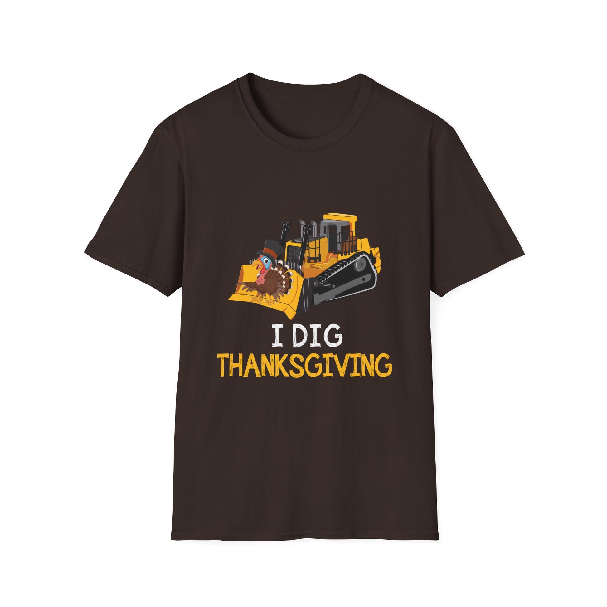 I Dig Thanksgiving Bulldozer T-Shirt