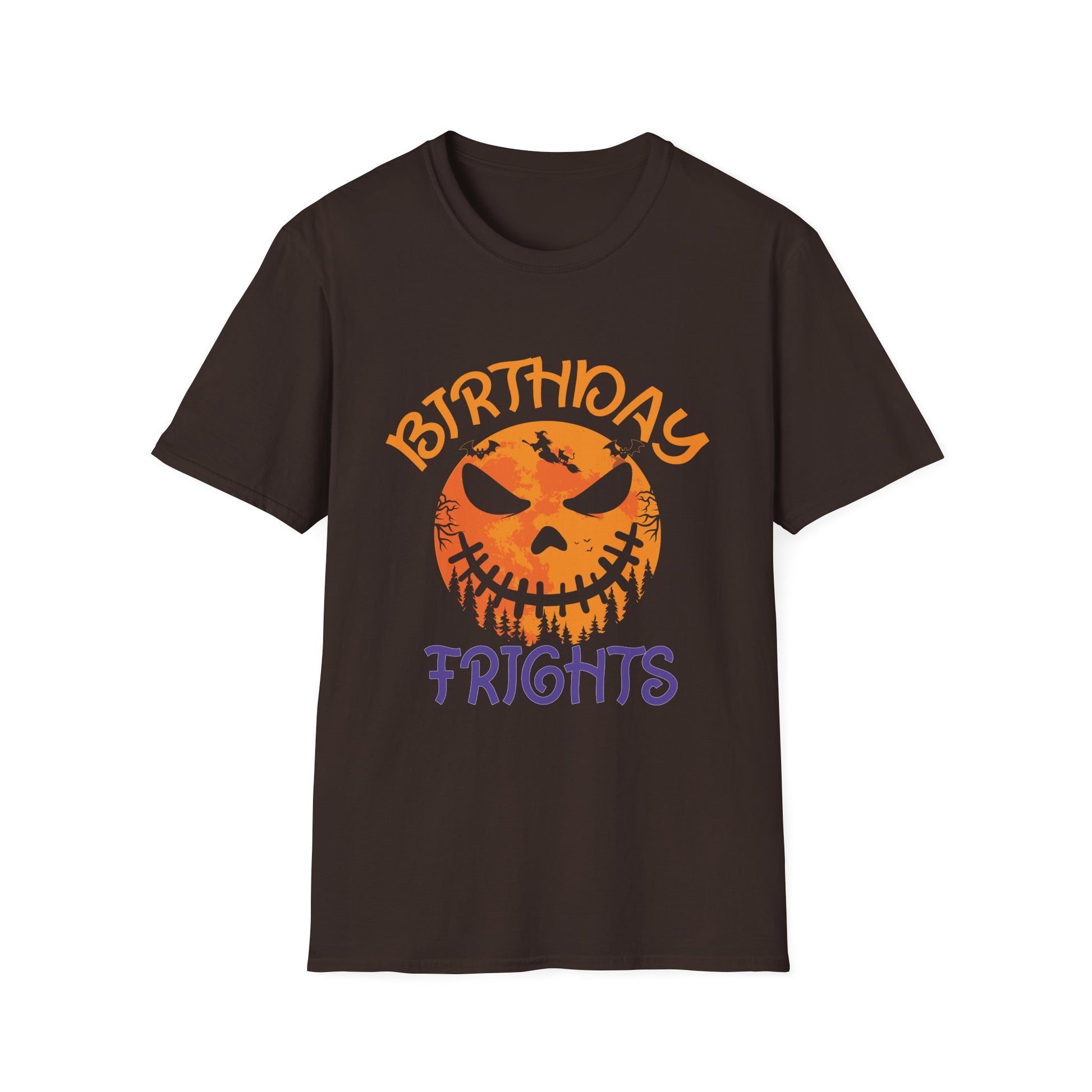 Birthday Frights T-Shirt — Halloween Birthday Jack-O'-Lantern Tee