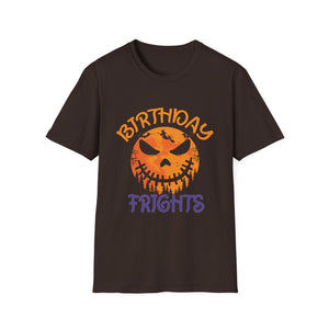 Birthday Frights T-Shirt — Halloween Birthday Jack-O'-Lantern Tee