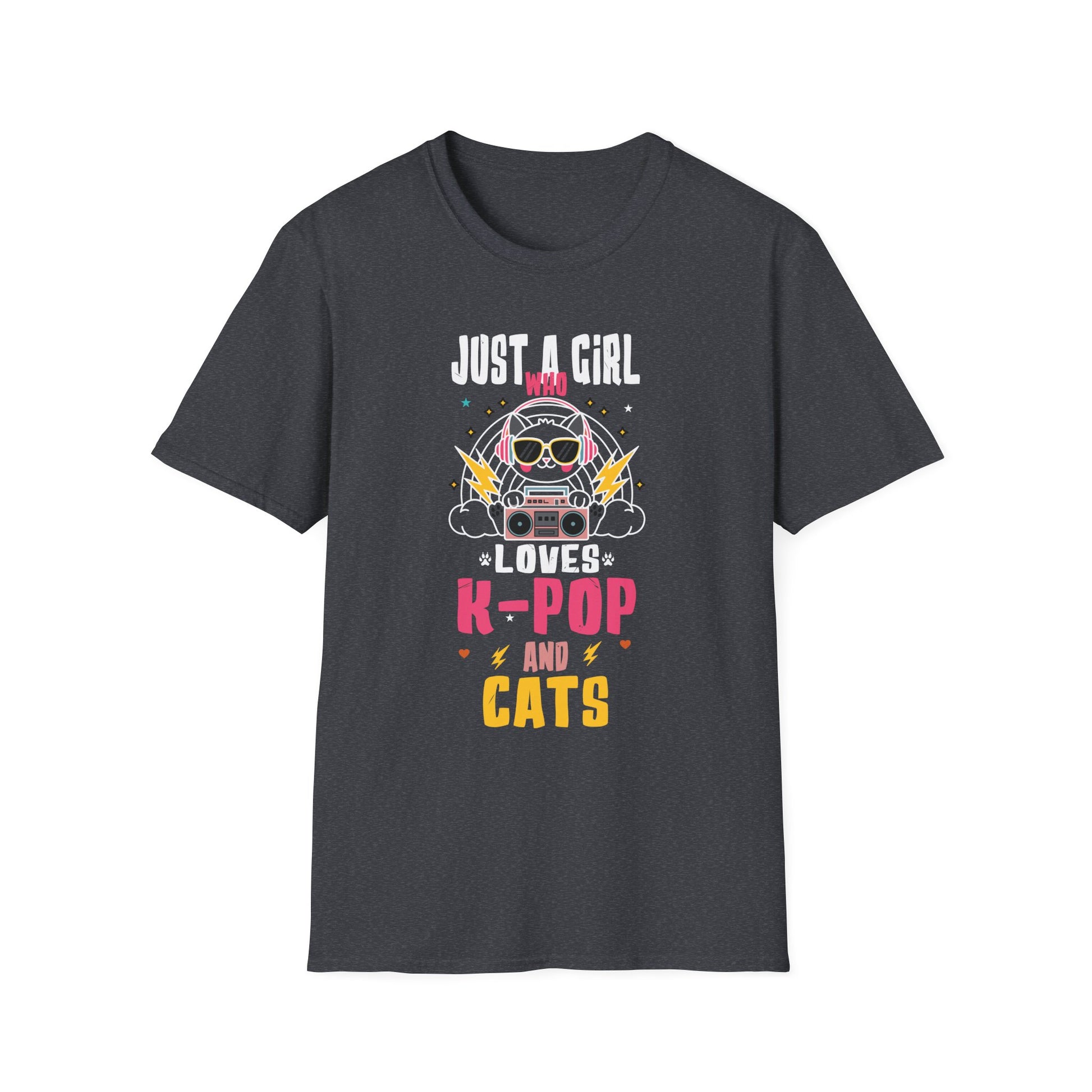 Just A Girl Who Loves Anime And K-Pop African American Afro Unisex T-Shirt