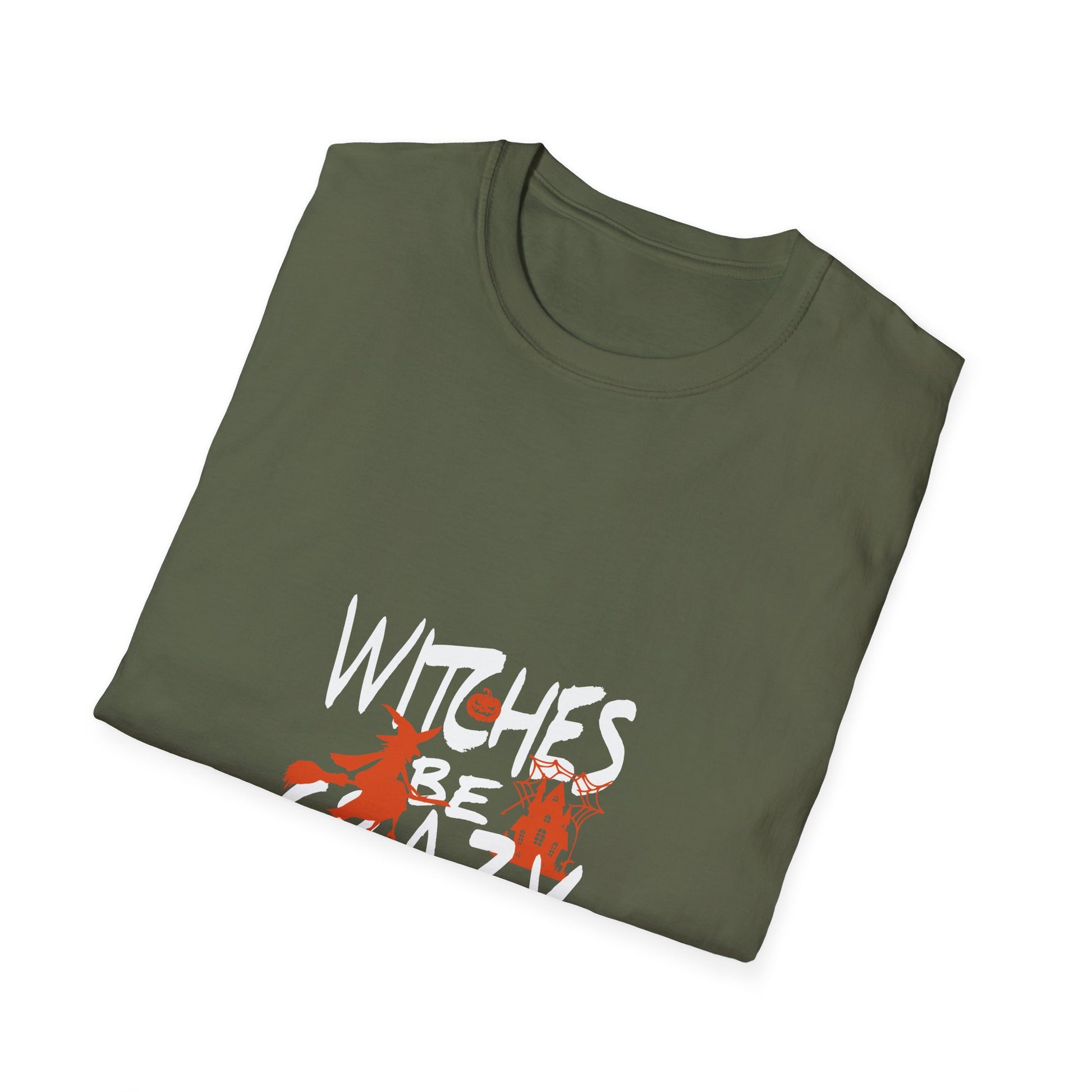 Witches Be Crazy Halloween T-Shirt — Funny Witch Graphic Tee