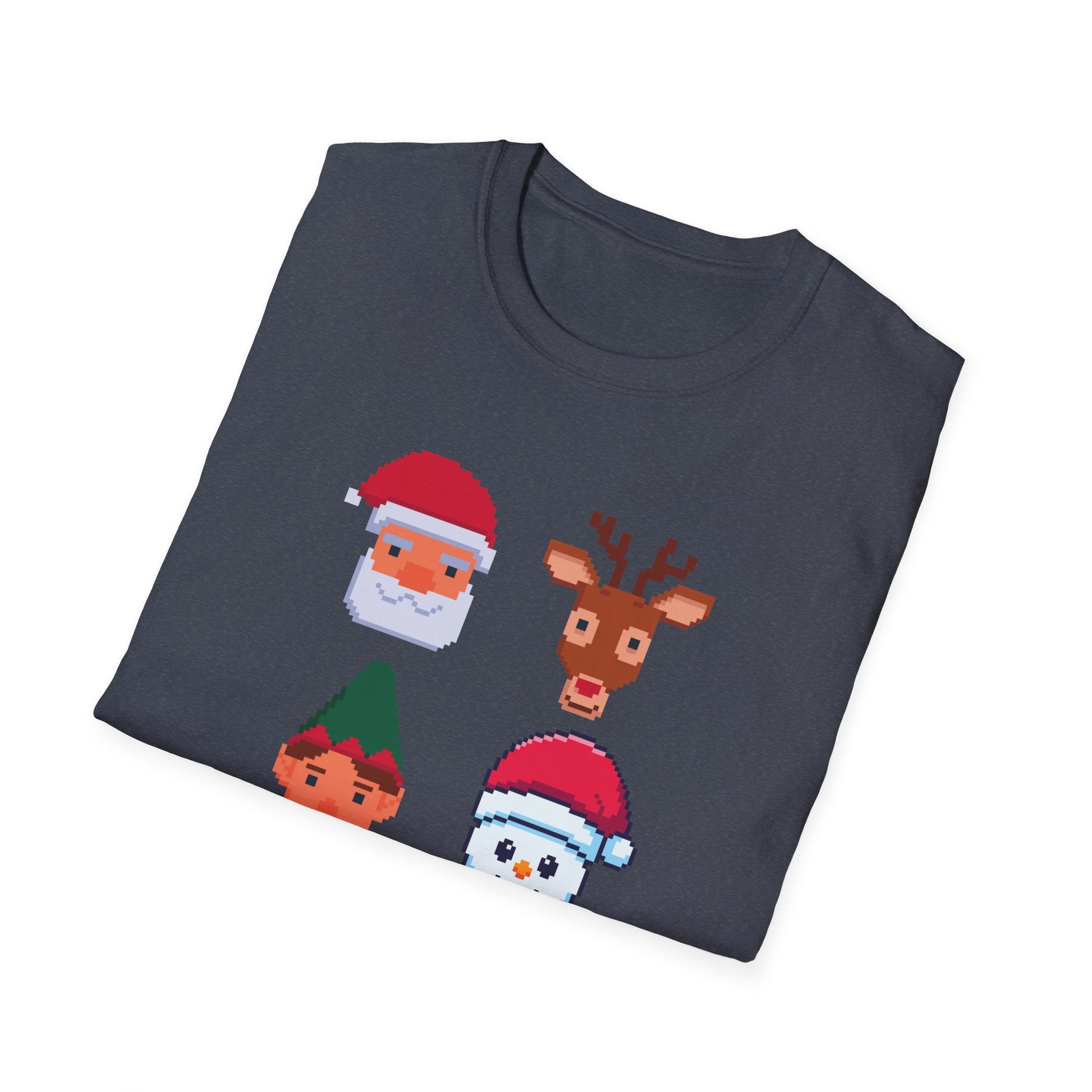 Christmas Santa Elf Lights Gaming Controllers Xmas Boys Kids T-Shirt
