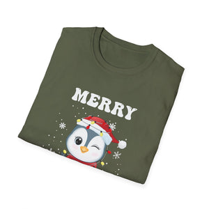 Christmas Shirt Penguin Family Christmas TShirts Christmas Unisex T-Shirt