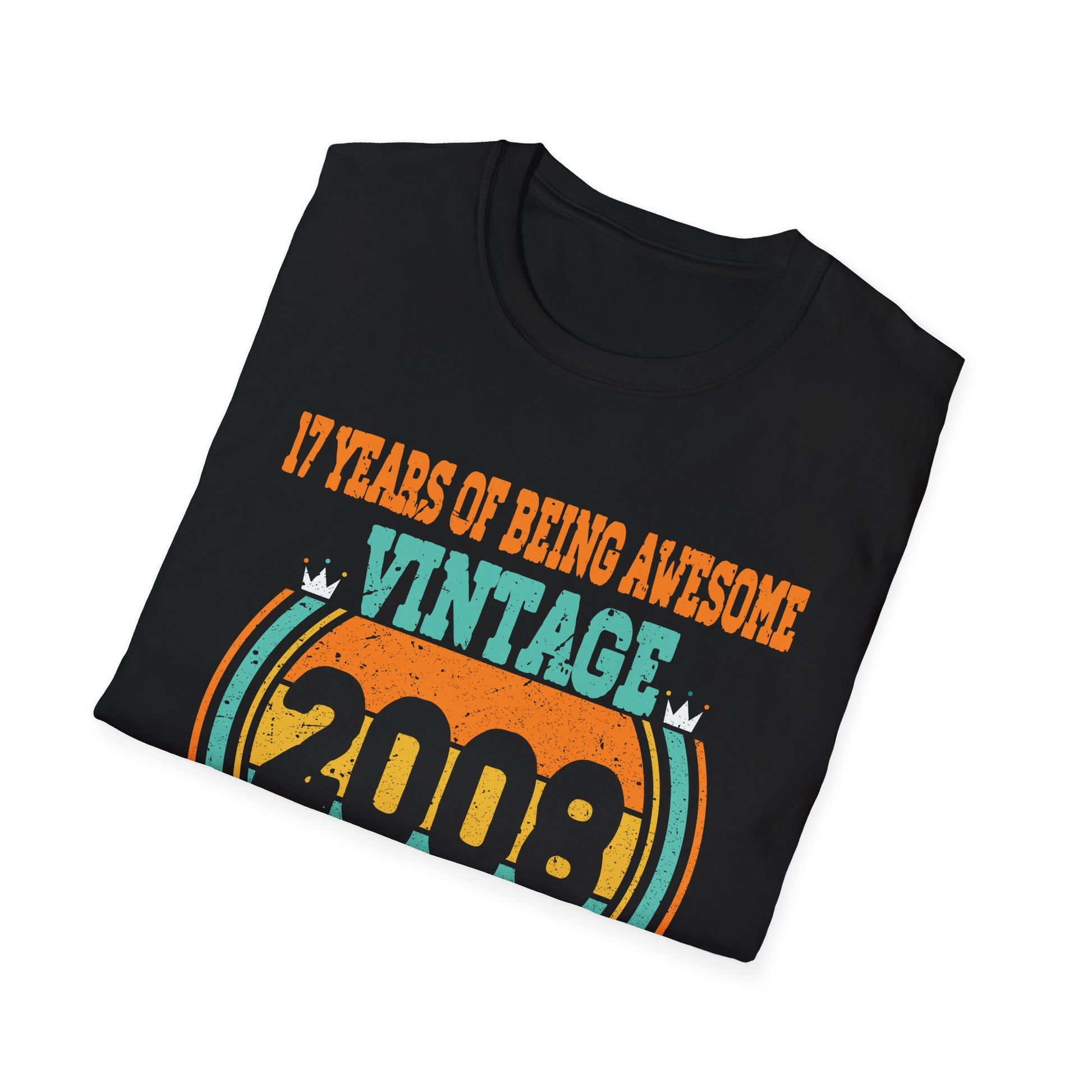 17 Year Old Gifts Vintage 2008 Limited Edition 17th Birthday Unisex T-Shirt