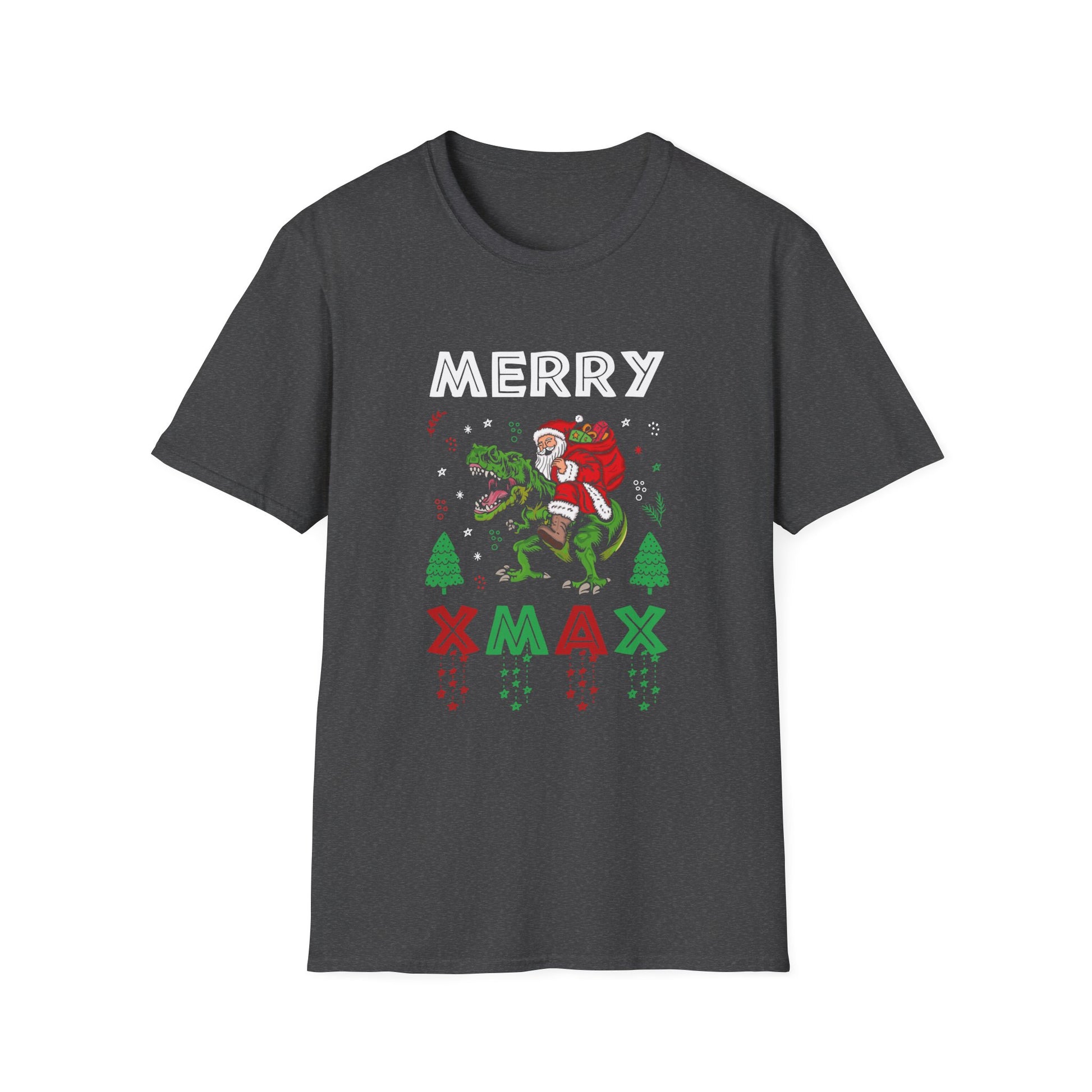 Christmas Dinosaur Xmas Christmas Ugly Christmas Elf p Unisex T-Shirt