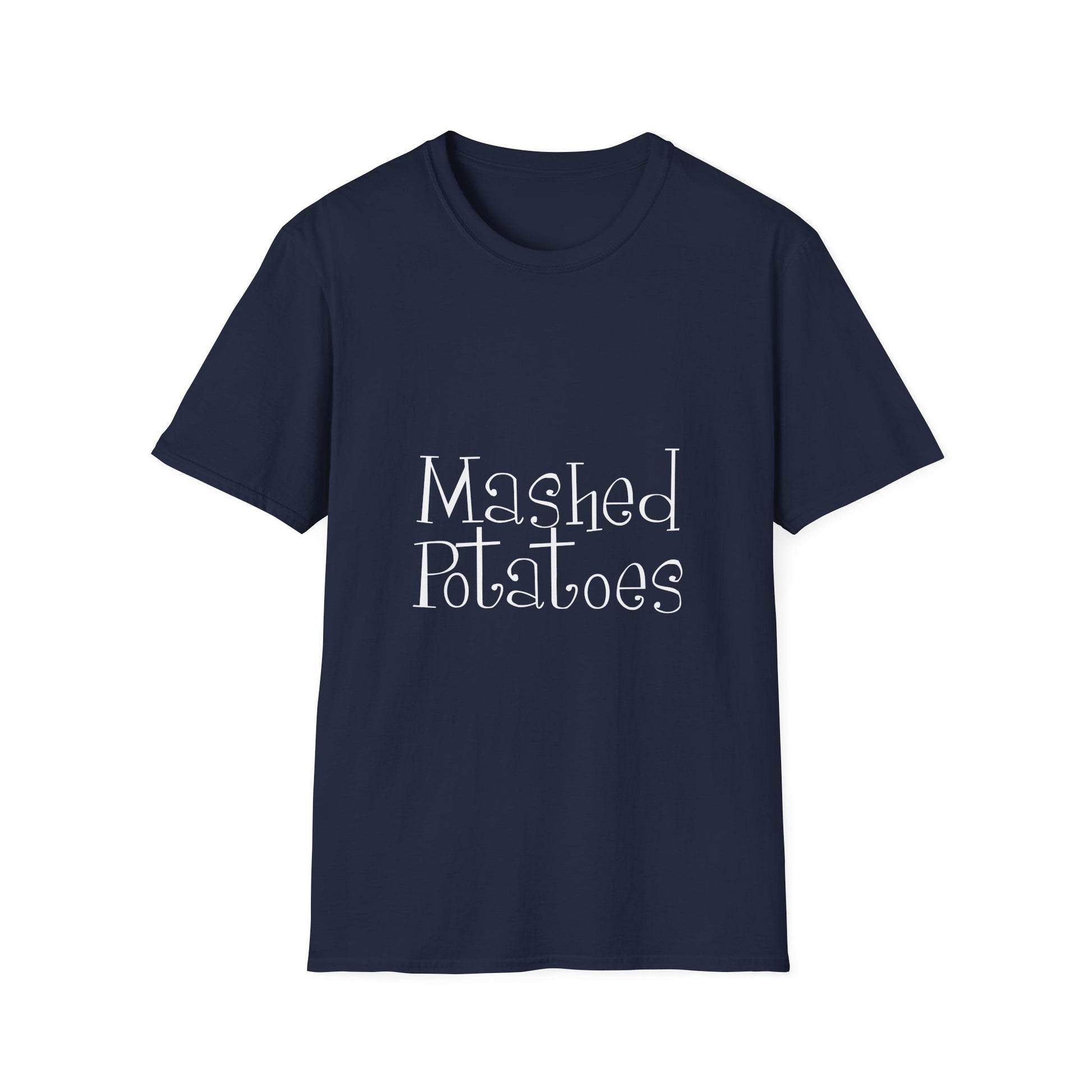 Mashed Potatoes Graphic T-Shirt — Funny Foodie Tee for Thanksgiving & Casual Wear  Unisex T-Shirt
