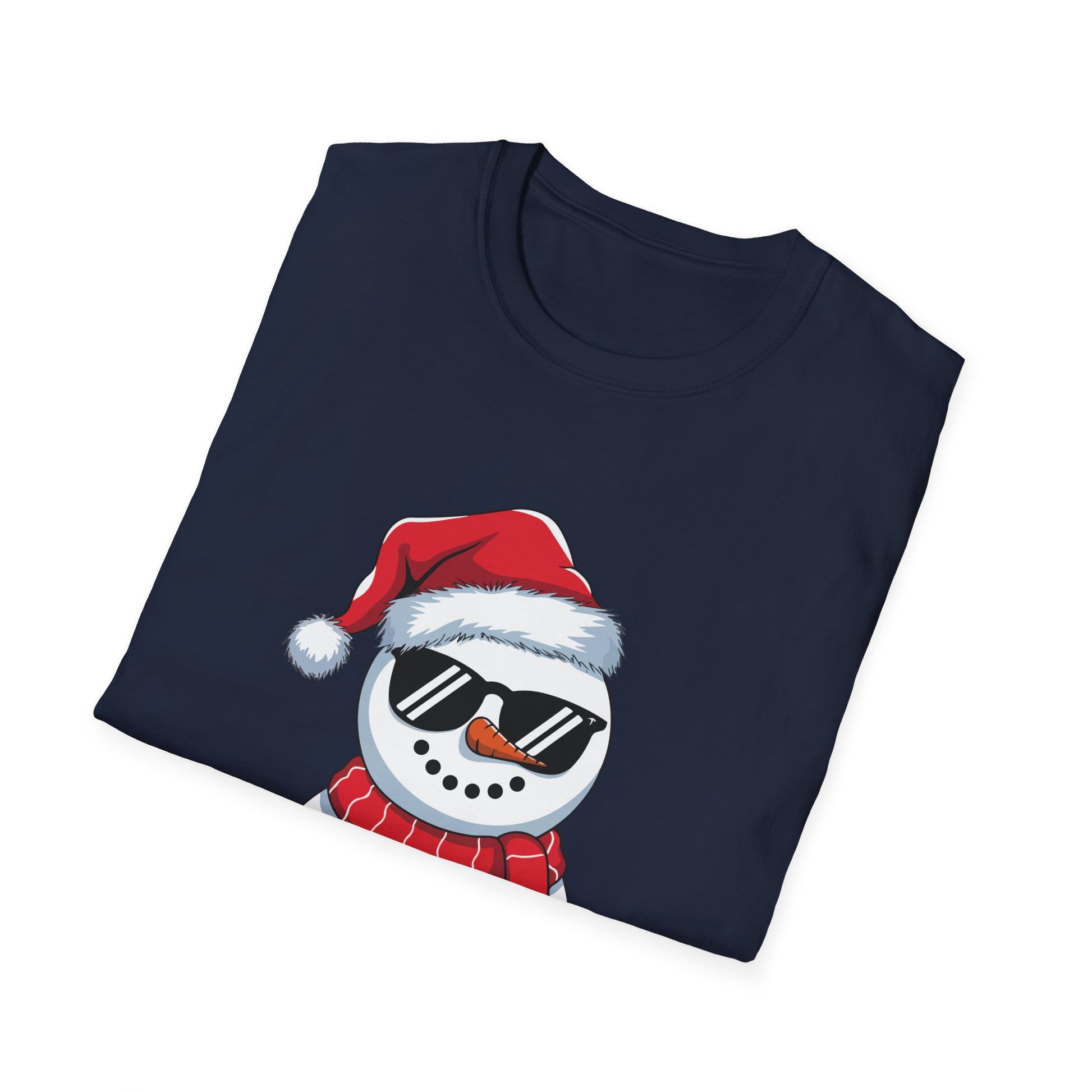 Snowman Santa T-Shirt — Cool Sunglasses Holiday Tee