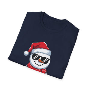 Snowman Santa T-Shirt — Cool Sunglasses Holiday Tee