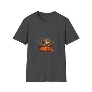 Sloth with Jack-o'-Lantern Halloween T-Shirt