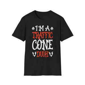 I'm a Traffic Cone Halloween Traffic Cone Unisex Softstyle T-Shirt