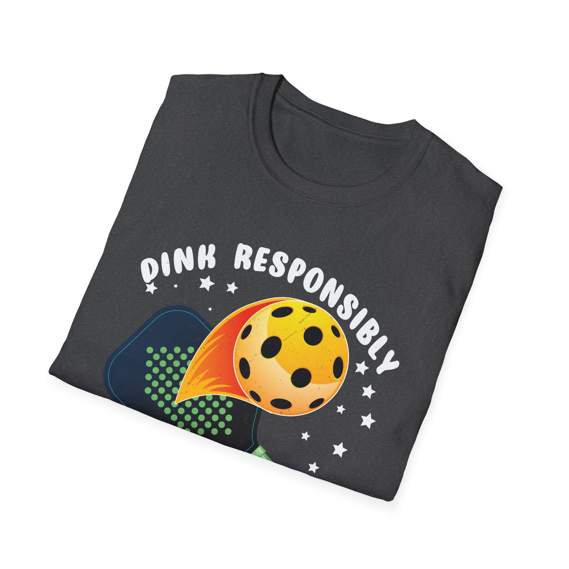 funny vintage dink responsibly don't get smashed pickleball Unisex T-Shirt