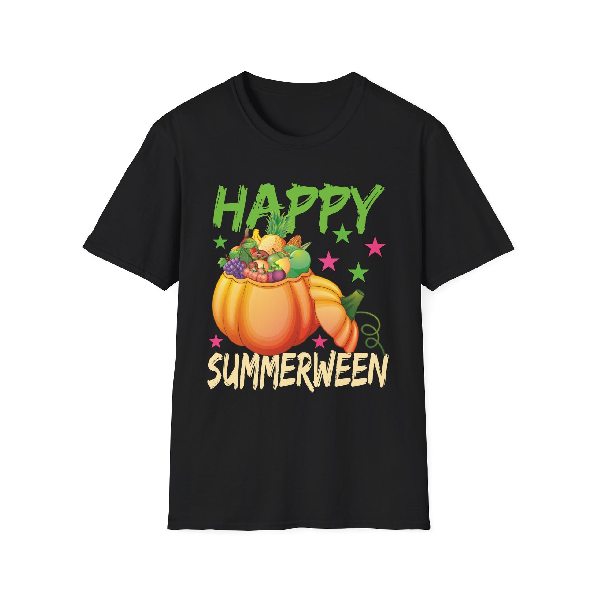 Halloween Pumpkin Candy T-Shirt — "Happy Halloween" Graphic Tee