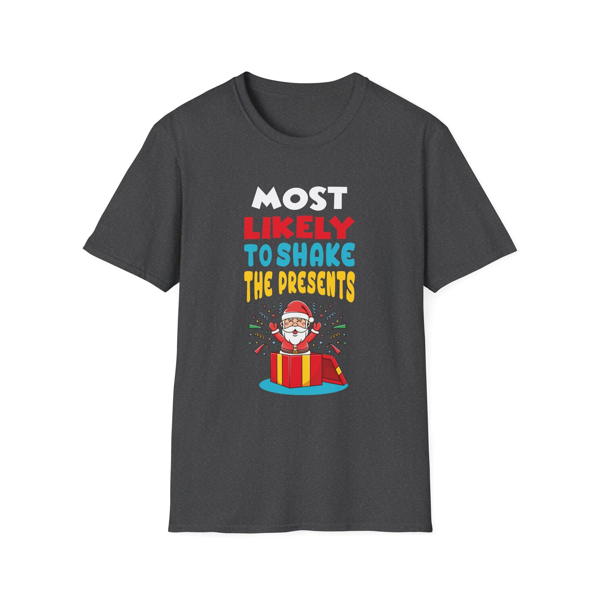 Most Likely To Shake The Presents Funny Christmas Family T-Shirt