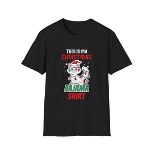 Cat Lover This Is My Christmas Pajama Shirt Christmas Unisex T-Shirt