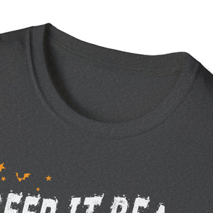 Creep It Real Vintage Ghost Halloween Tee Unisex Softstyle T-Shirt