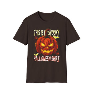 This Is My Spooky Halloween Shirt T-Shirt — Jack-O'-Lantern Horror Graphic Tee