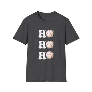 Christmas Ho Ho Ho Baseball Christmas Unisex T-Shirt