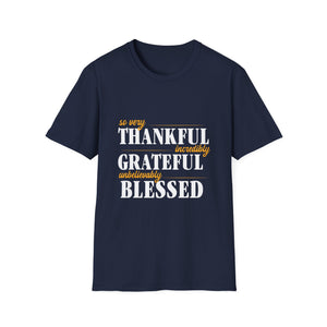 Thankful Grateful Blessed Unisex T-Shirt