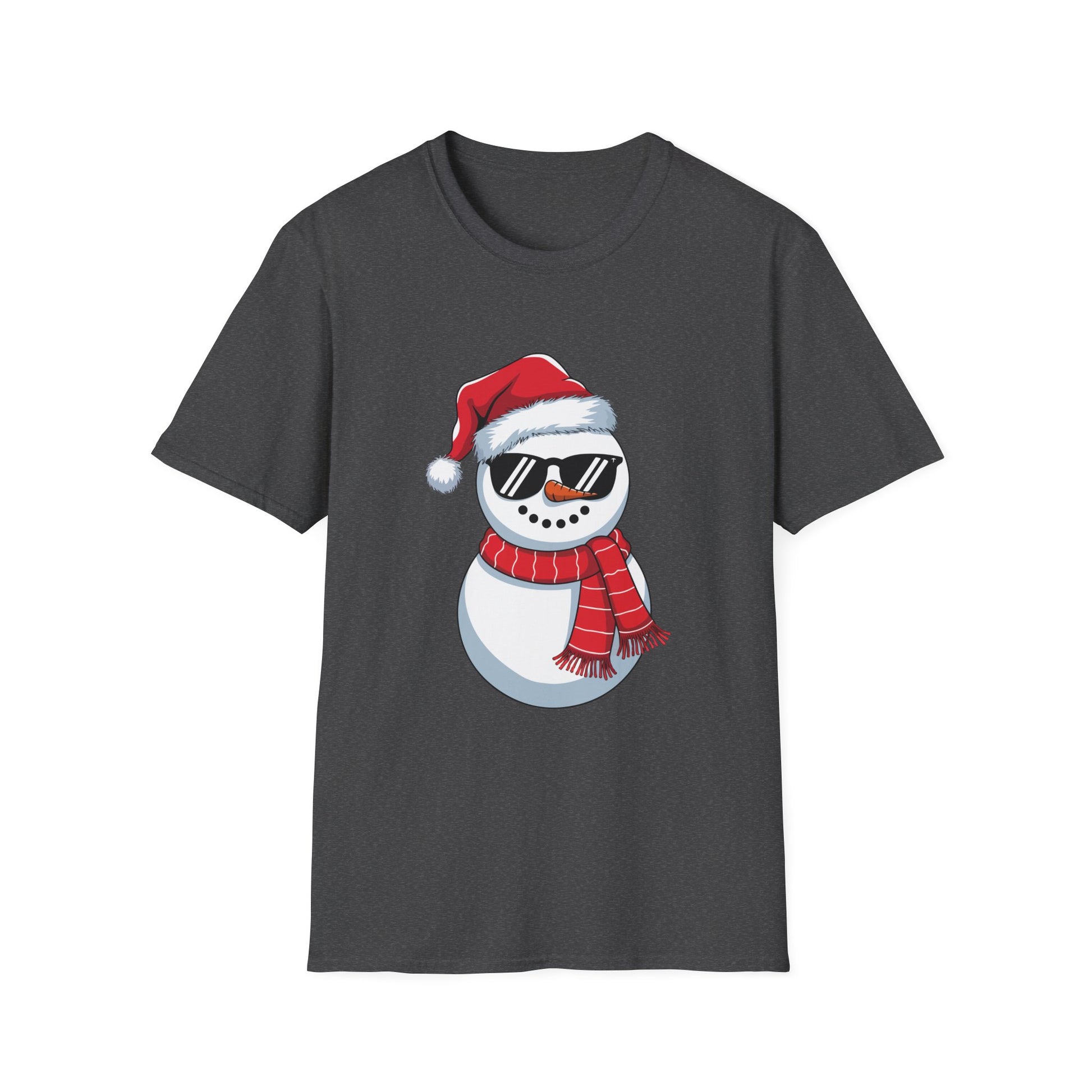 Snowman Santa T-Shirt — Cool Sunglasses Holiday Tee