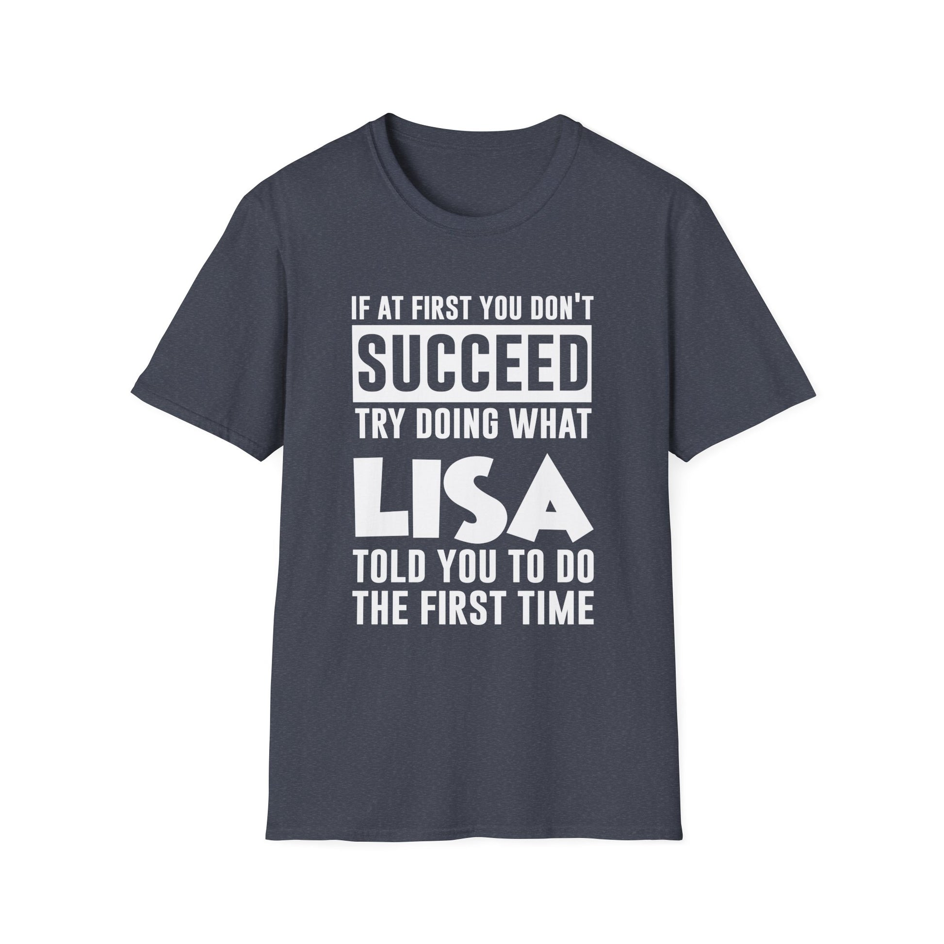 LISA Gift Name Personalized Birthday Funny Christmas Joke T-Shirt