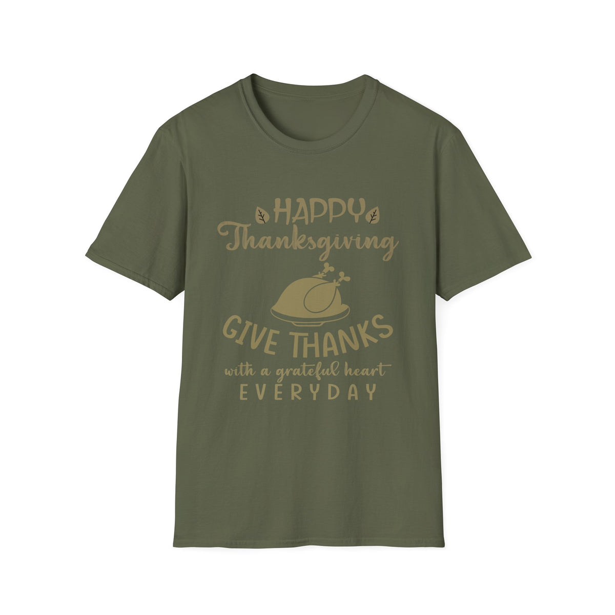 Happy Thanksgiving Retro Vintage T-Shirt-productor-mockup
