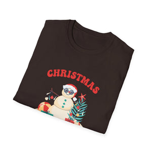 Christmas in July Shirt Snowman Christmas Unisex T-Shirt