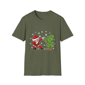 Christmas Dabbing Dance Christmas Dab Dance Santa Unisex T-Shirt