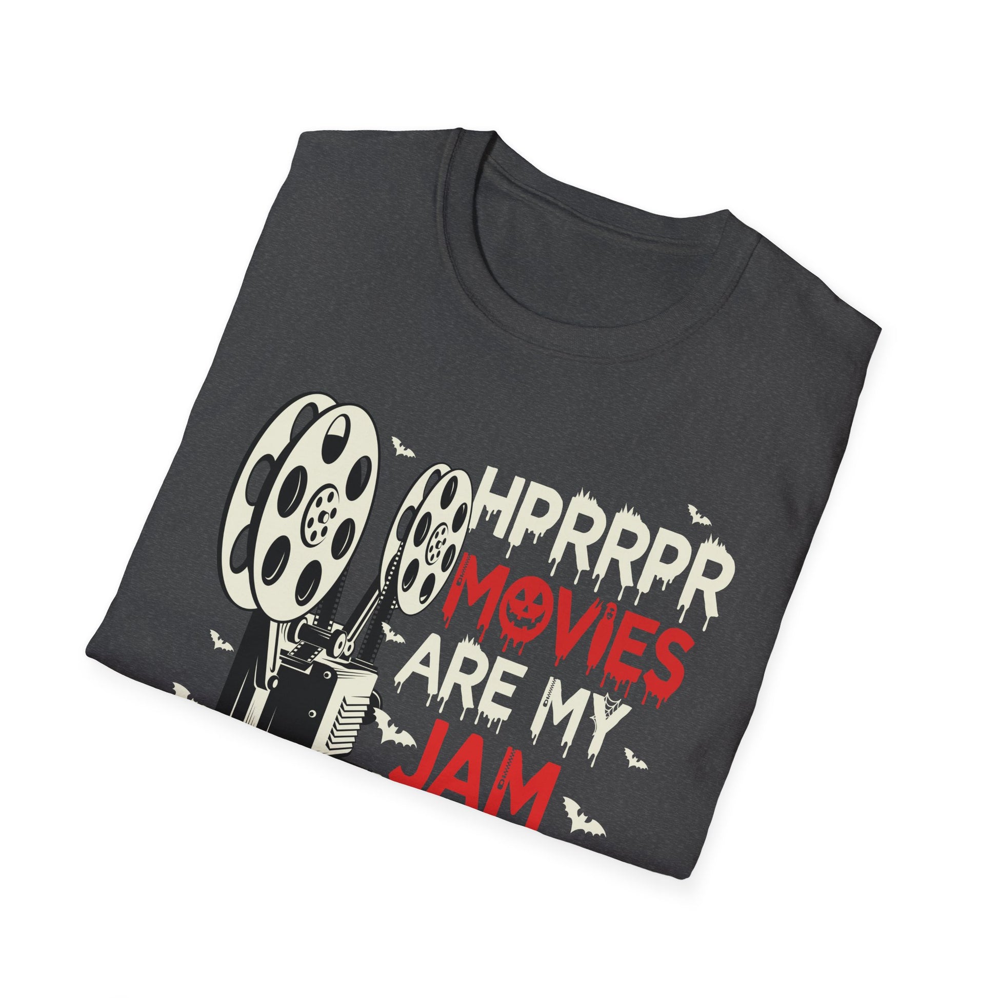 Movies Are My Jam T-Shirt — Vintage Film Reel Horror Fan Tee