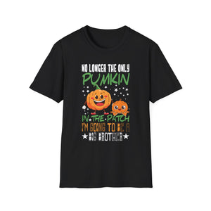 Pumpkin Patch Big Brother T-Shirt — 'No Longer the Only Pumpkin in the Patch' Fall Pregnancy Announcement Tee